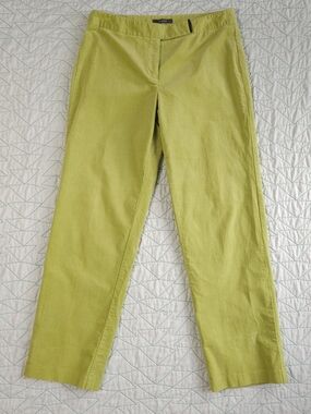 Liz Claiborne Lime Green Stretch Corduroy Pants